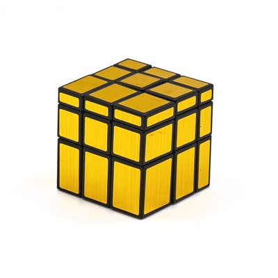 Головоломка Кубик сложный золотистый